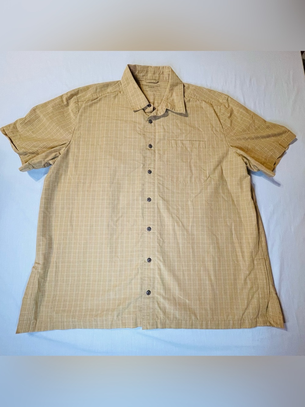 5.11 Tactical Conceal Shirt Mens XL Plaid Covert Button Snap Short Sleeve Work